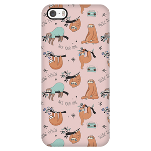 Pink Sloth Collage Phone Case Phone Cases iPhone 5/5s 