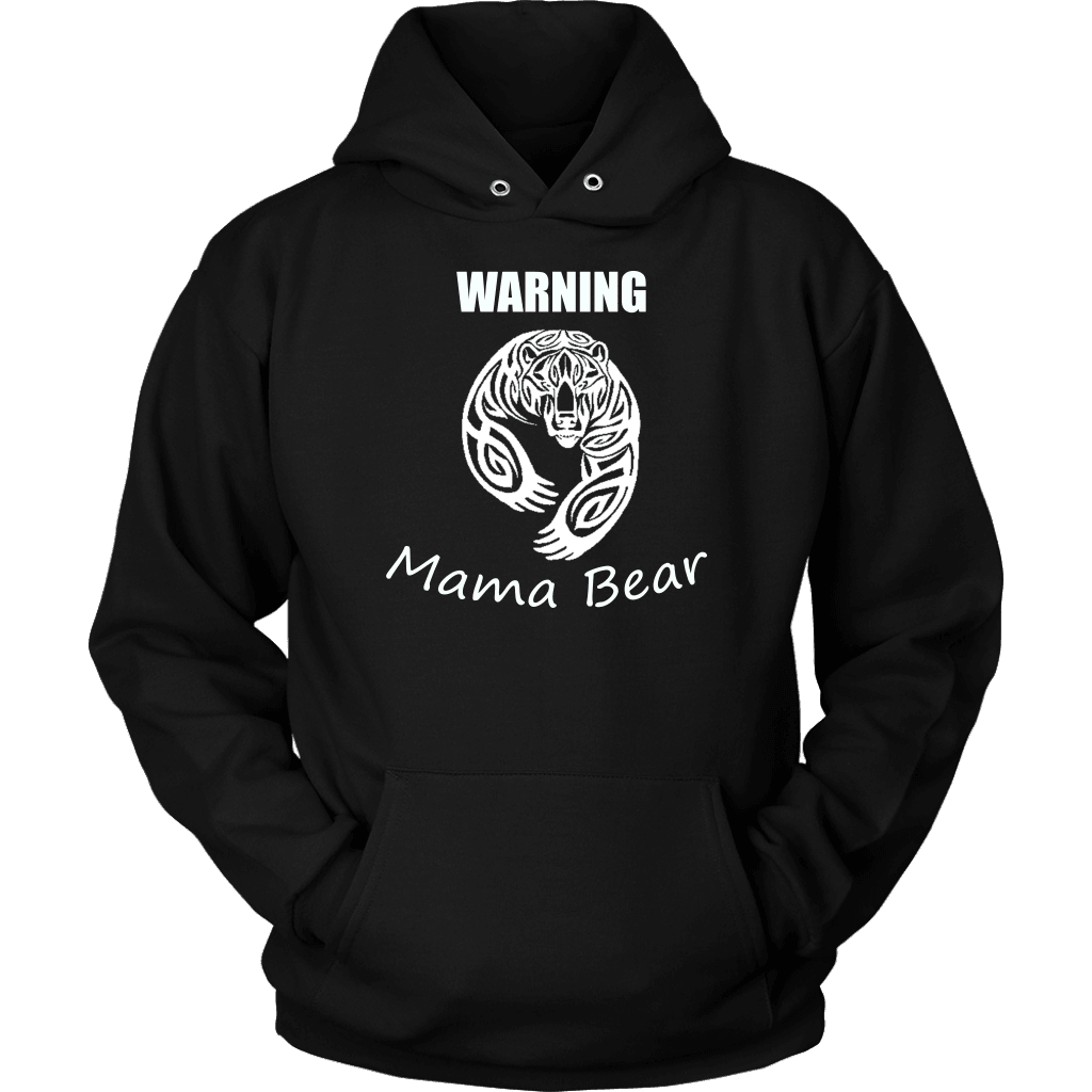 WARNING Mama Bear Celtic Hoodie T-shirt Unisex Hoodie Black S
