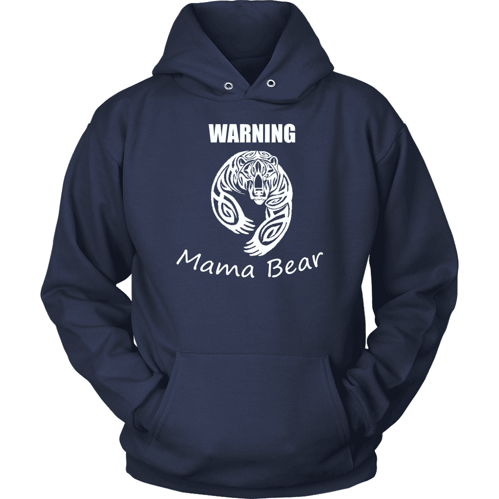 WARNING Mama Bear Celtic Hoodie T-shirt Unisex Hoodie Navy S
