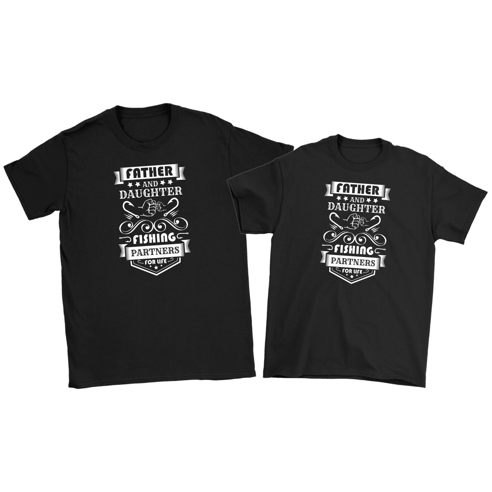 Father and Daughter Fishing Partners, Combo Set Save Big T-shirt S S 