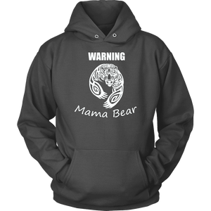 WARNING Mama Bear Celtic Hoodie T-shirt Unisex Hoodie Charcoal S