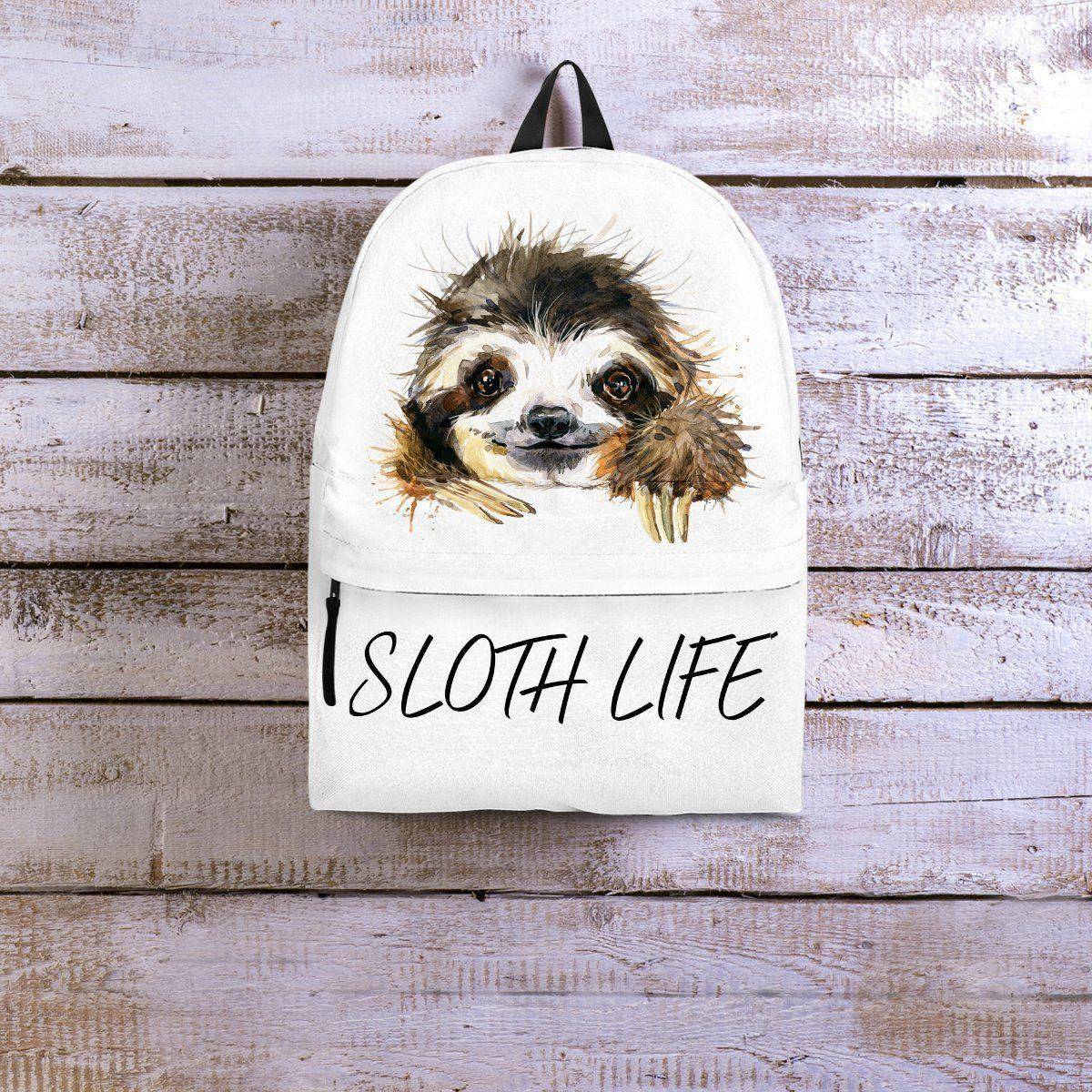 Sloth Backpacks Custom Art 