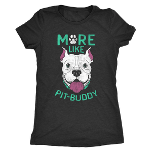 Pit Buddy Shirts and Hoodies T-shirt Next Level Womens Triblend Vintage Black S