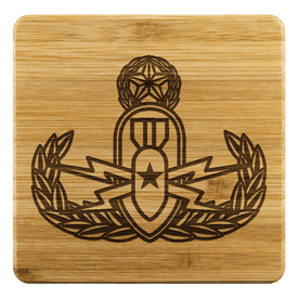 EOD Master Crab on Premium Bamboo Coasters Coasters Bamboo Coaster - 4pc 