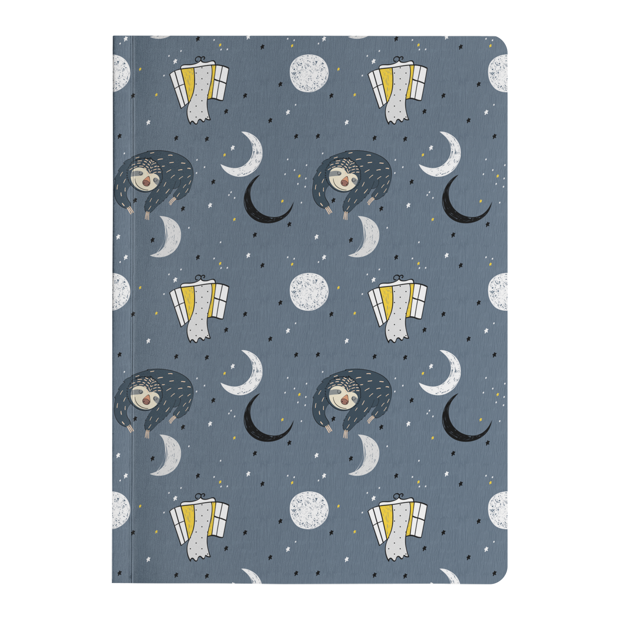 Sleeping Space Sloth Journal | Soft Cover