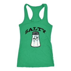 Salty V.1 Womens T-shirt Next Level Racerback Tank Kelly XS