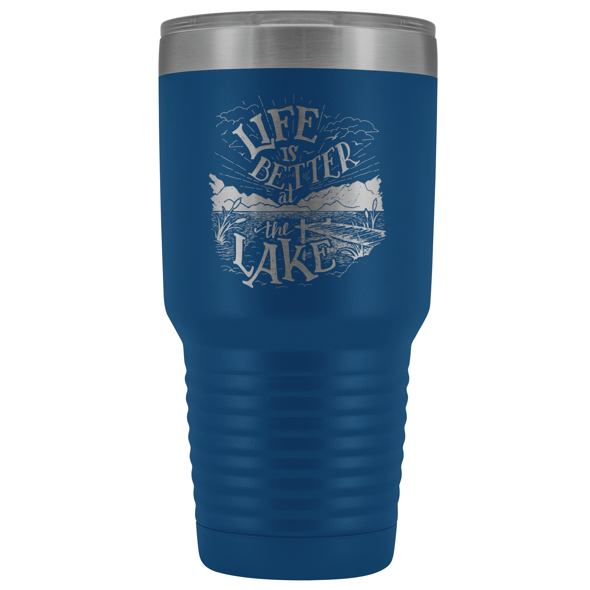 Life is Better at the Lake | 30 oz. tumbler Tumblers Blue 