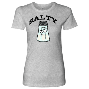 Salty V.1 Womens T-shirt Next Level Womens Shirt Heather Grey S