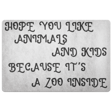 Image of Animals and Kids Doormat Doormat 1 