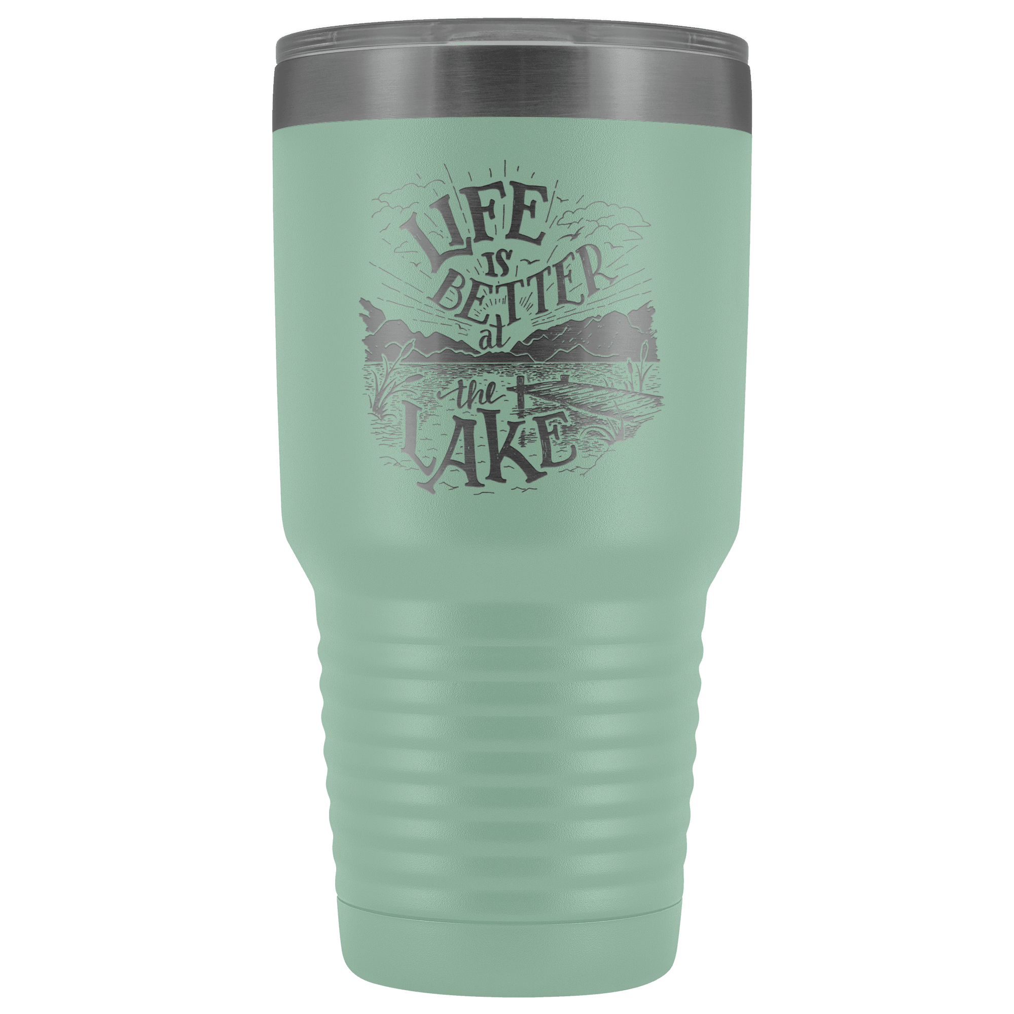Life is Better at the Lake | 30 oz. tumbler Tumblers Teal 
