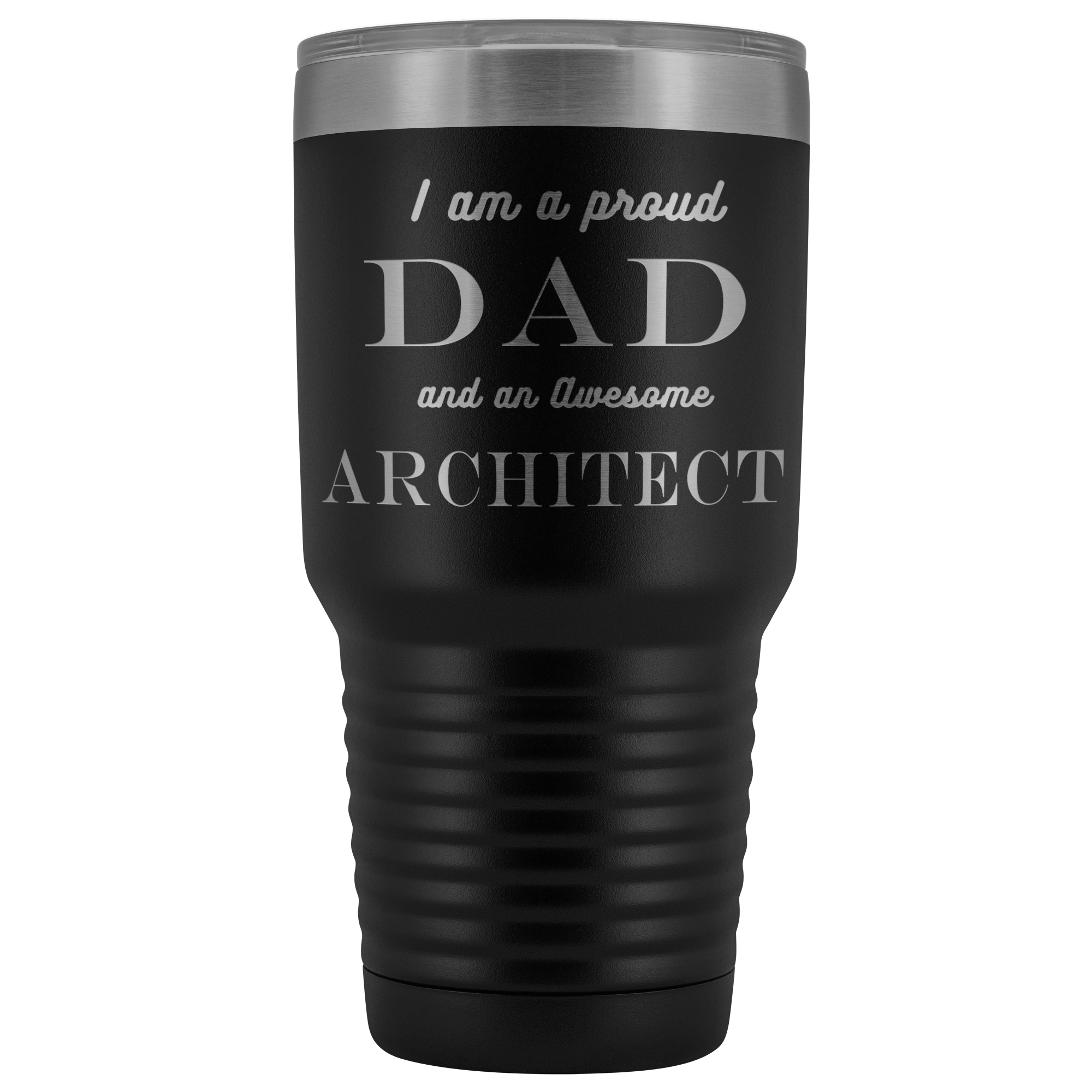 Proud Dad, Awesome Architect Tumblers Black 