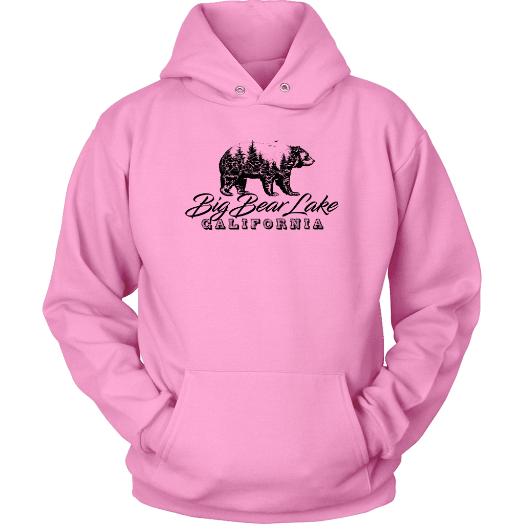 Big Bear Lake California V.2, Hoodies and Long Sleeve T-shirt Unisex Hoodie Pink S