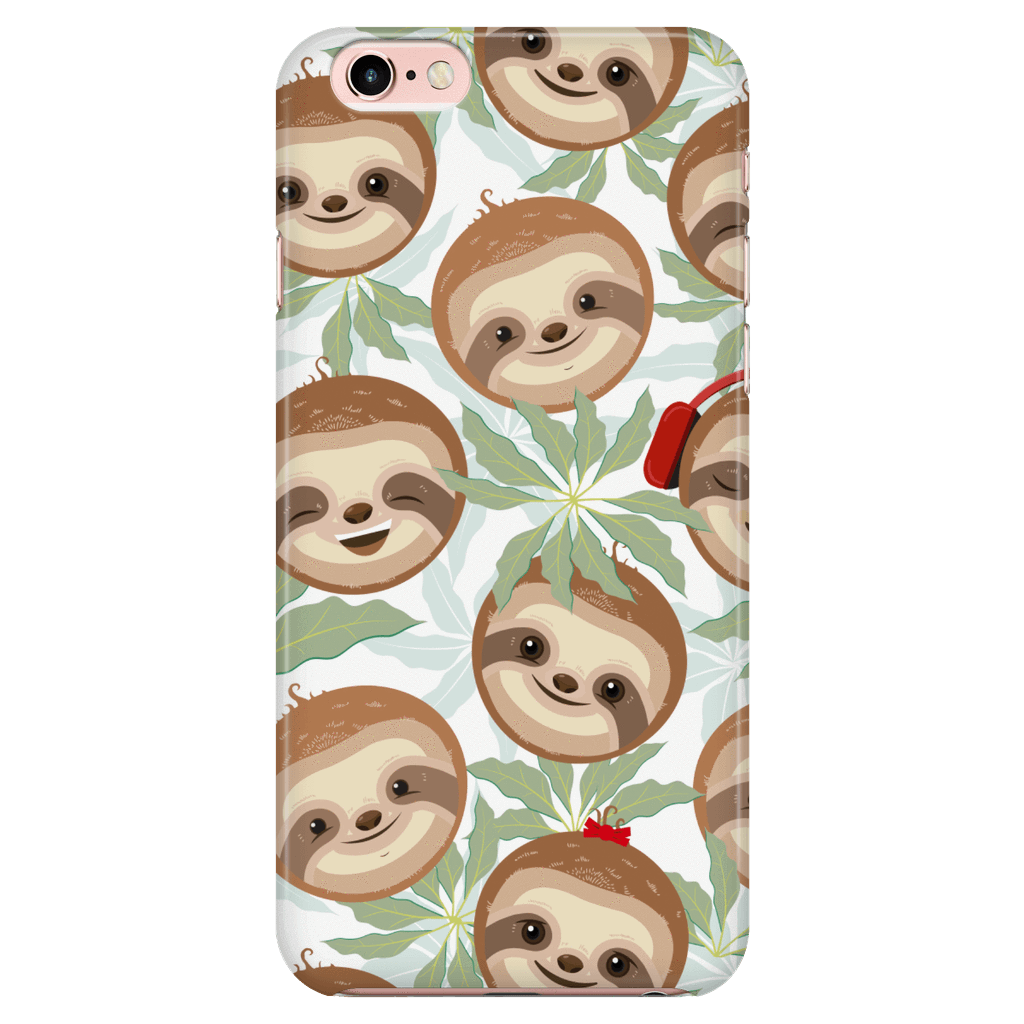 Happy Sloth Phone Case Phone Cases iPhone 7/7s/8 