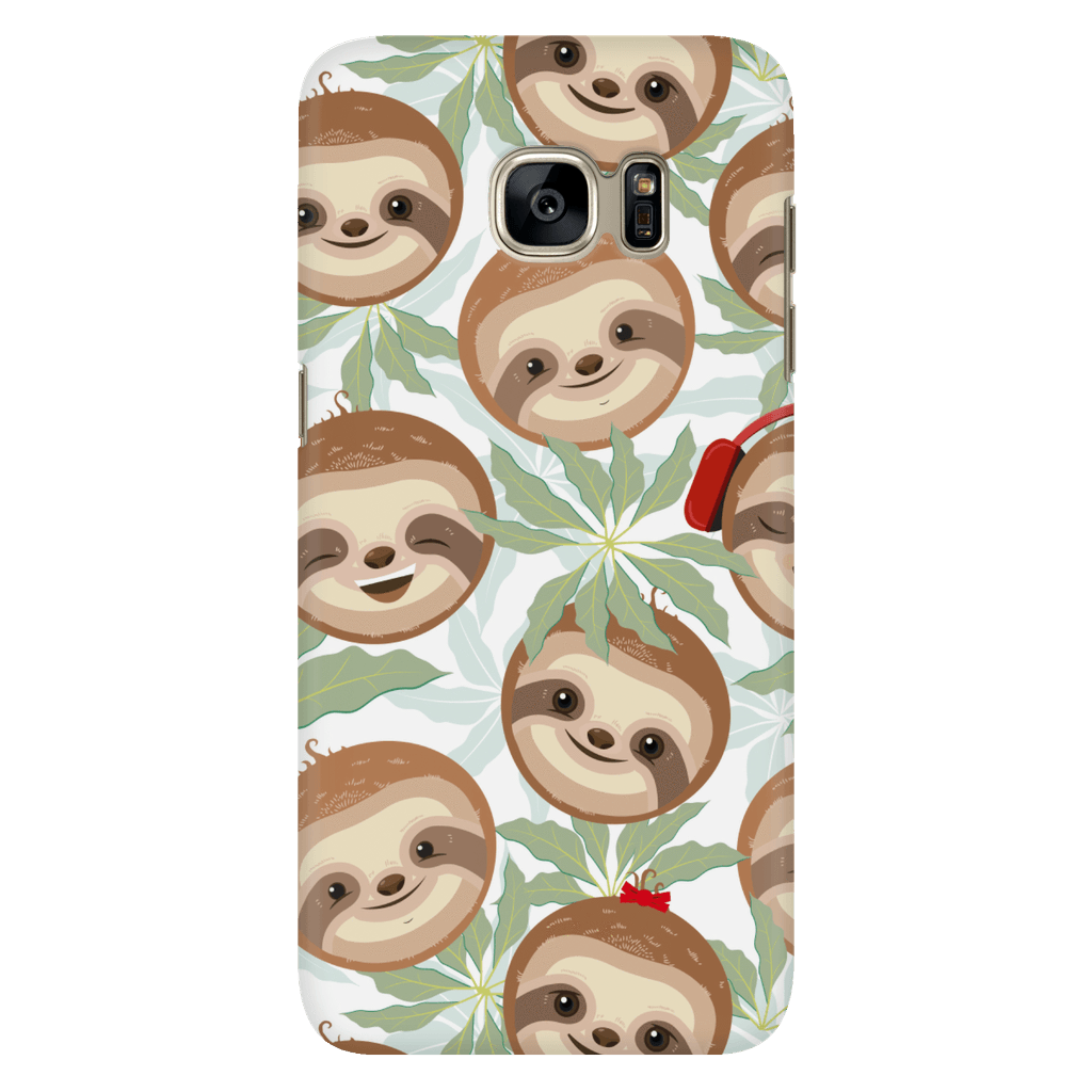 Happy Sloth Phone Case Phone Cases Galaxy S7 