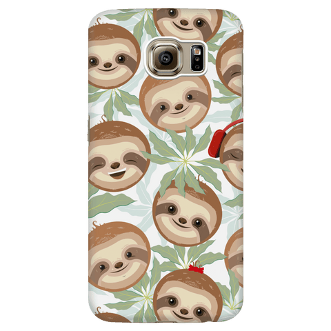 Image of Happy Sloth Phone Case Phone Cases Galaxy S6 