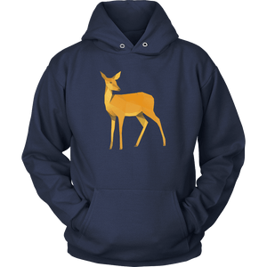 Polygonal Doe T-shirt Unisex Hoodie Navy S