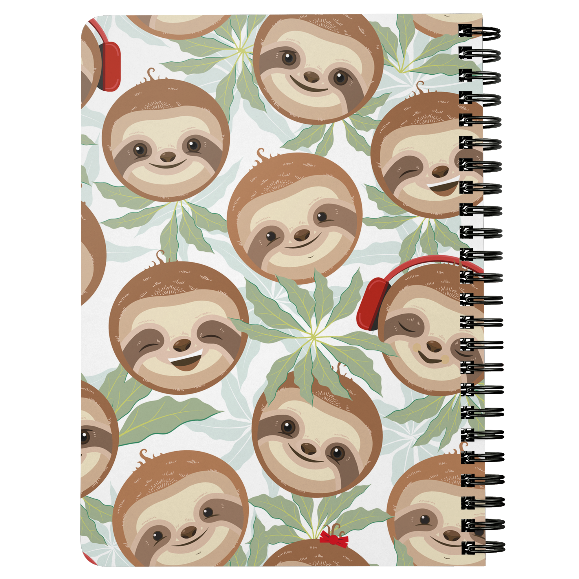 Happy DJ Sloth Journal | Spiral Bound