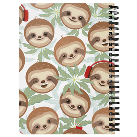 Happy DJ Sloth Journal | Spiral Bound