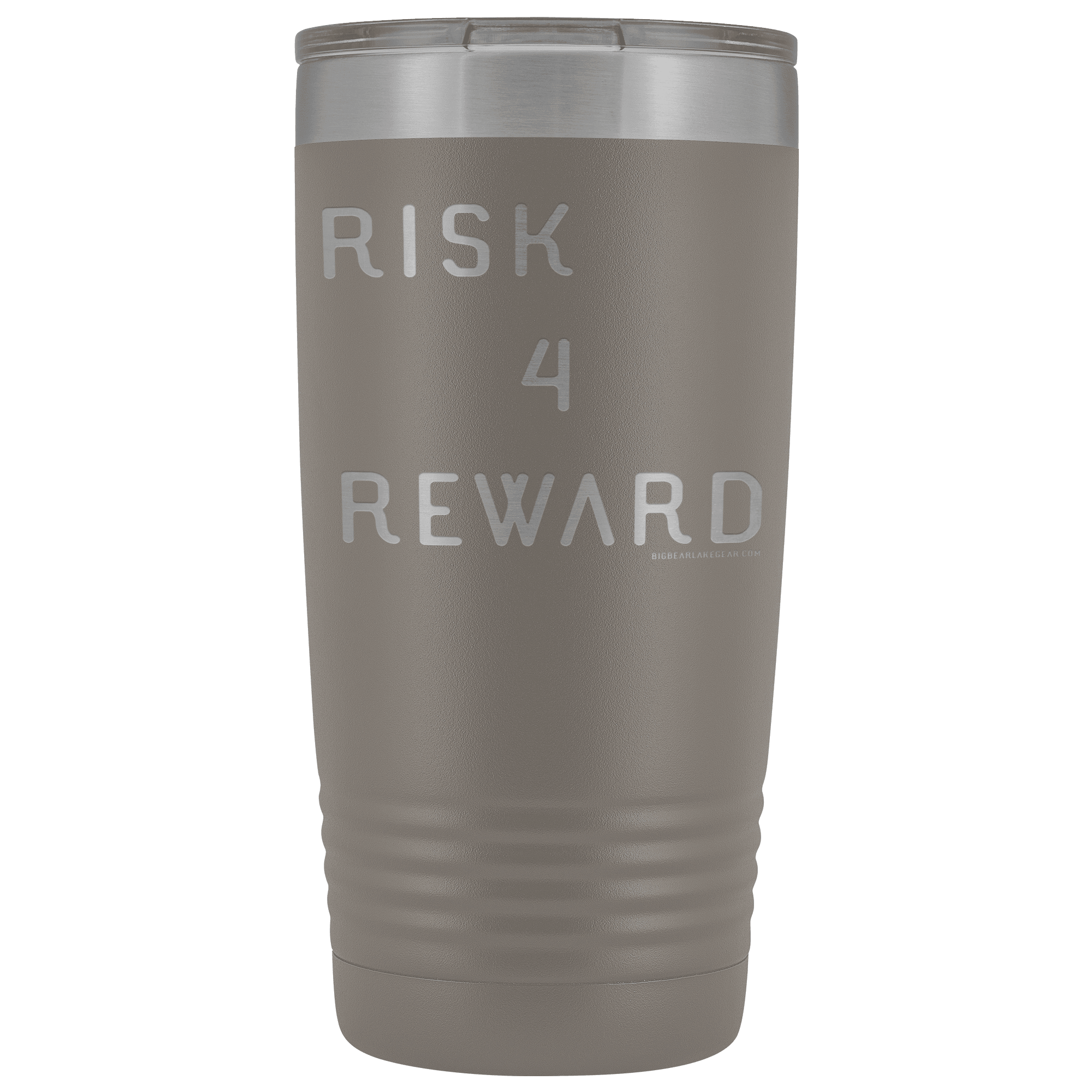 Risk 4 Reward | Try Things and Get Rewards | 20 oz Tumbler Tumblers Pewter 