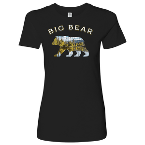 Big Bear Shirt V.1 Women's Shirt T-shirt Next Level Womens Shirt Black S