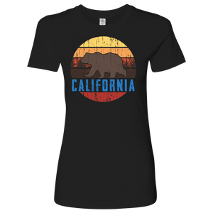 Big Bear California Shirt V.1, Womens Shirts T-shirt Next Level Womens Shirt Black S