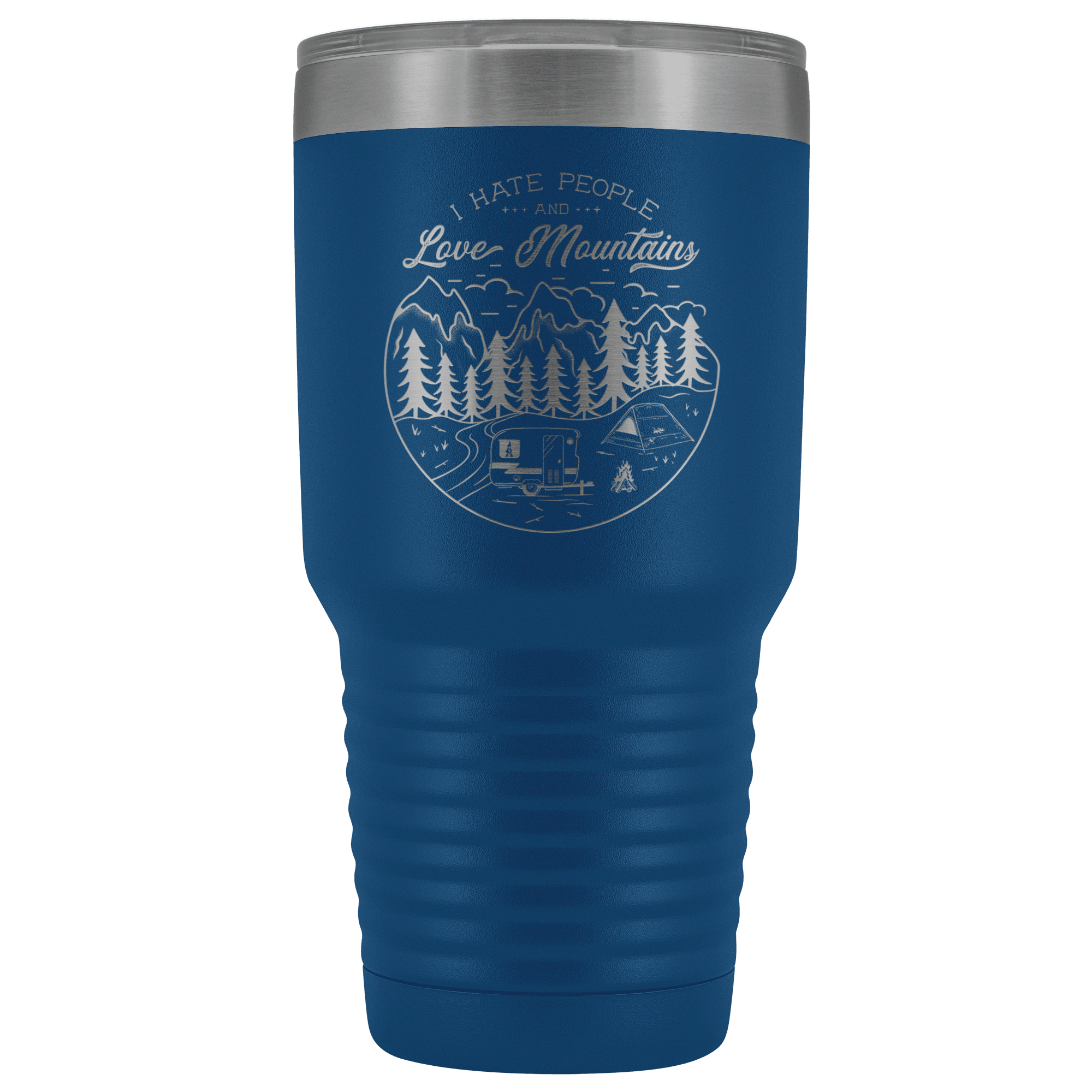 Love the Mountains | 30oz Tumbler Tumblers Blue 