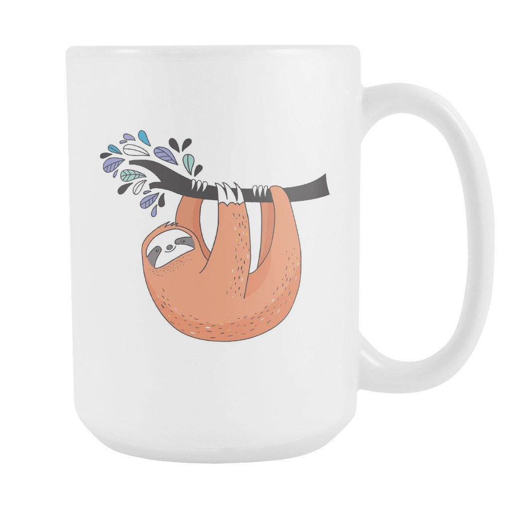 Sloth Coffee Mugs Set 1 Drinkware Hanging Out 2 