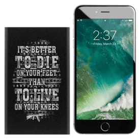 Better To Die On Your Feet Power Bank