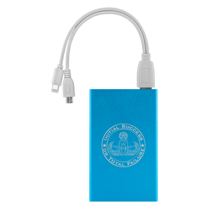 Initial Success or Total Failure EOD Power Bank Power Banks Light Blue 