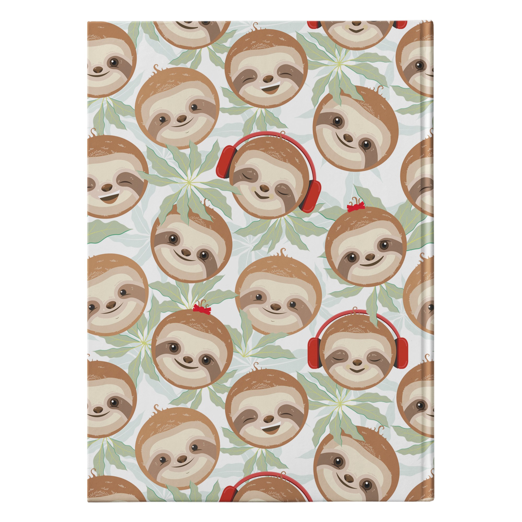 Happy DJ Sloth Journal | Hard Cover